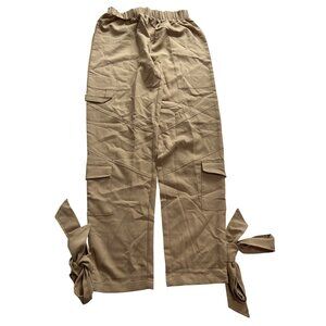 Ascension Tie Cuff Pants in Tan